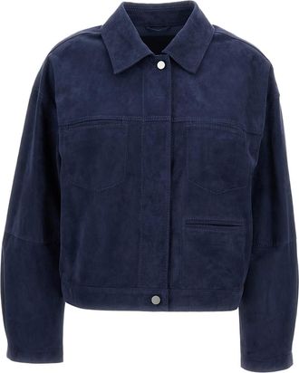DESA 1972 Tailored Blue Jacket with Smooth Texture