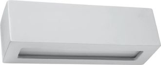 Sollux Lighting Design Wandlampe Keramik Vega L 30cm, Grau