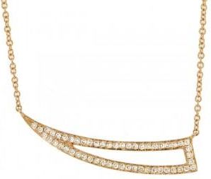 Allurez 0.26ct 14k Yellow Gold Diamond Necklace