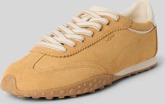 Hoff Sneaker aus echtem Leder mit Logo-Detail Modell Bridge in GELB, Gr&ouml;&szlig;e 36