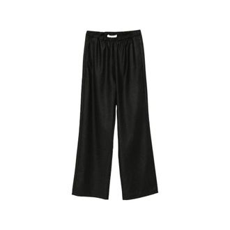 R&oacute;he Anmel Wijde Broek - Dames - Broeken - Grijs - Maat: 2XS Wol