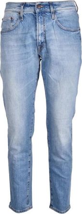 People Katoen Elastaan Jeans - Heren - Slim Fit Jeans - Blauw - W31 - Katoen - Jeans