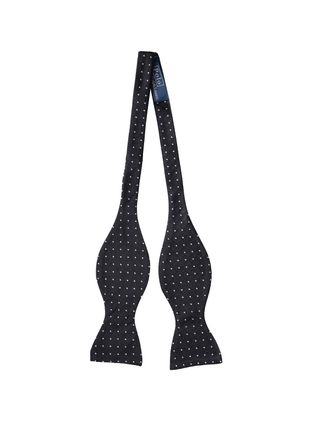 Polo Ralph Lauren Mens Ties Black Silk