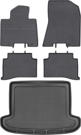 OEM Juego De Alfombrillas De Goma Para El Coche Y El Maletero Del Hyundai Tucson Iii Suv Del 2015