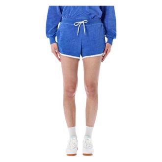 Polo Ralph Lauren Short Shorts, female, Blue, Size: XS Knit Standard Shorts