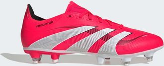 adidas adidas Performance Unisex Predator League Soft Ground Boots - Red - Size UK 9.5