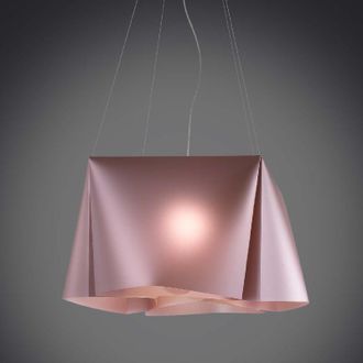 Linea Zero Linea Zero - L&aacute;mpara Colgante Wanda De Cinco Luces En Polilux Rosa Di&aacute;metro 59x H31 Cm