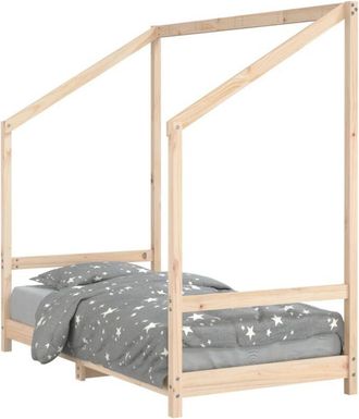 vidaXL Kids Bed Frame 80x160 cm Solid Wood Pine Vidaxl