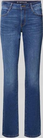 Tom Tailor Straight Fit Jeans aus Baumwoll-Mix Modell LIVA STRAIGHT in Jeansblau, Größe 28/30