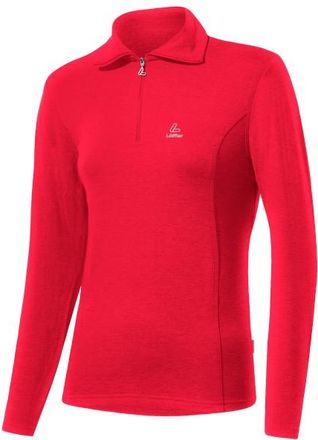 LOEFFLER Midlayer Evo Turtle Transtex Fleecepullover f&uuml;r Damen | rot