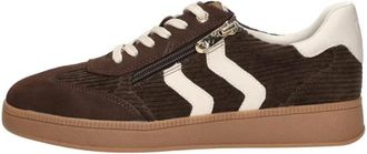 Marco Tozzi Sneakers Laag - Dames - Sneakers - Bruin - 38 EU - Schoenen