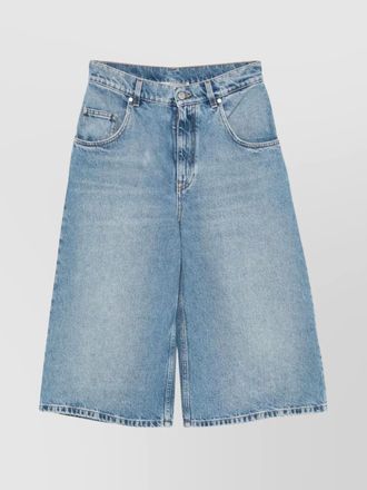Stella McCartney denim bermuda shorts