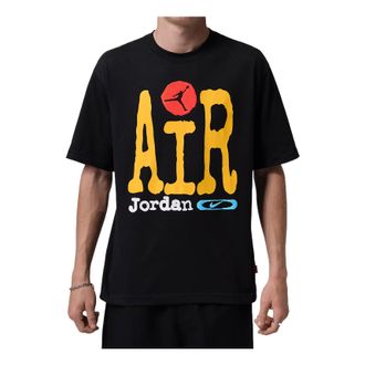 Nike Jordan Graphic T-Shirt Black Amarillo Infrared 23 IQ5299-010
