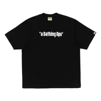 A Bathing Ape A Bathing Ape Logo Relaxed Fit T-Shirt Black 0ZXTEM329101QBKX