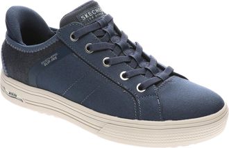 Skechers Womens Arch Fit Arcade-Forever Cozy Hands Free Slip-ins Sneaker, Navy, 6