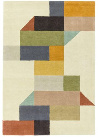 Novatrend Alfombra moderna de lana tuftada a mano Multicolor 200x290 cm