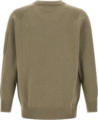 C.P. Company Compact Lamb Wool Sweater - Green
