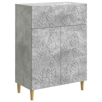 vidaXL Aparador Gris Hormig&oacute;n 66 X 34,5 X 90 Cm Madera De Ingenier&iacute;a Vidaxl