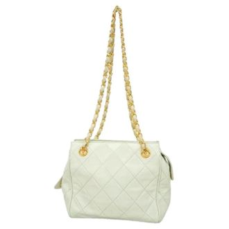 Chanel Pre-owned Shoulder Bags, female, Green, Size: ONE SIZE Pre-owned Vintage Shoulder Bag