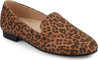 Journee Collection Ishani Loafer in Leopard/Camel at Nordstrom Rack, Size 6.5
