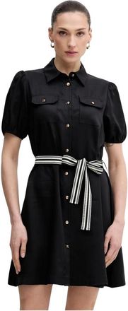 Gaud&igrave; Shirt Dress - Dames - Shirt Kleedjes - Zwart - L - Polyester - Kleedjes