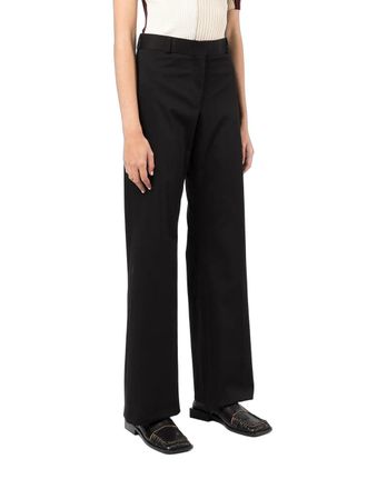 Ferragamo Wide-Leg Trousers - Black