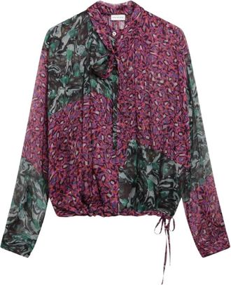 Dries Van Noten Blouse - Dames - Blouses - Veelkleurig - 2XS - Overhemden