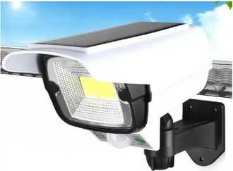 Trade Shop Trade Shop - Telecamera Finta Pannello Solare Sensore Di Movimento Faretto Led Smd Jlp-2176a