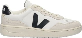 Veja White and Black V-90 O. T. Sneakers