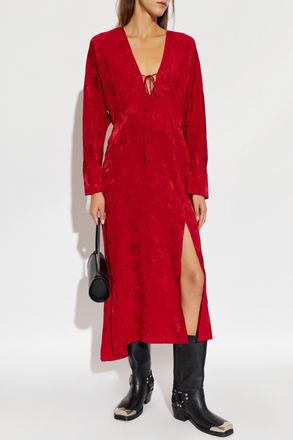Zadig&Voltaire Silk Dress Rouna, Womens, Red