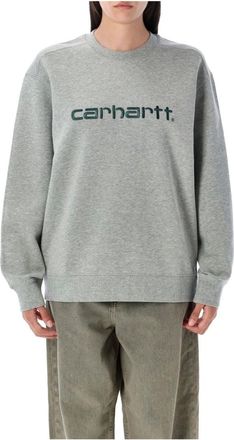 Carhartt Work in Progress Mujer, Sudaderas, Gris, Talla: L