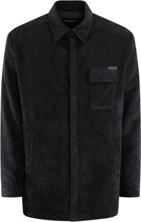 Dolce & Gabbana Heren Stijlvol Shirt - Heren - Zomerjassen - Zwart - M - Jassen