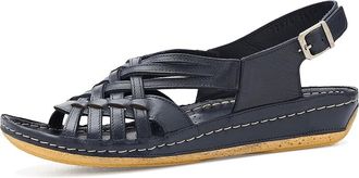 Spring Step Choi Womens Wedge Shoes Navy : EU 42 (US Womens 10.5-11) M, Leather