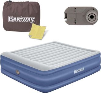 Bestway Colch&oacute;n Hinchable 203 X 193 X 56 Cm Con Bomba El&eacute;ctrica Incorporada Bestway 67692