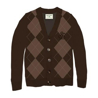 MC2 Saint Barth Cardigan Jonan - - Knitwear - Uomo - Marrone - L