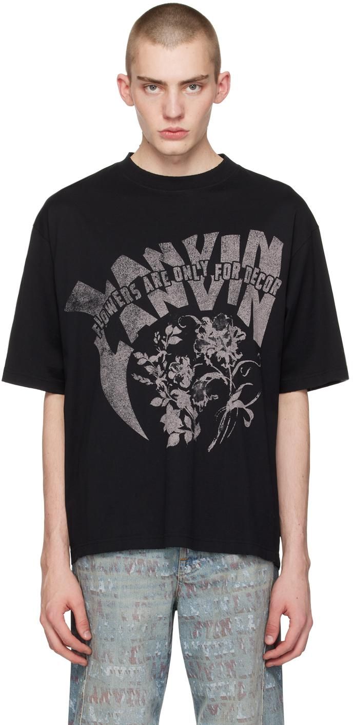 Dolce & Gabbana T-Shirts, male, Black, Size: XL Tshirt from
