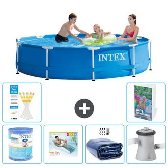 Intex Piscina Con Estructura Redonda - 305x76 Cm - 7-piezas S173