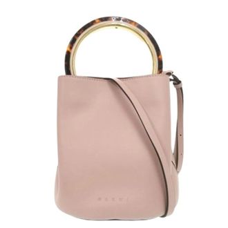 Marni Pre-owned Bucket Bags, female, Pink, Size: ONE SIZE Pre-owned Bucket Bag