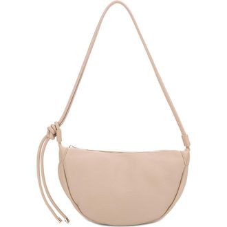 Mali + Lili Aria Recycled Vegan Leather Shoulder Bag in Sand at Nordstrom