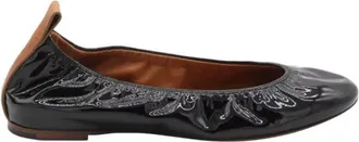 Lanvin Patent Leather Ballerina Flats, Brand Size 36 ( US Size 5 )