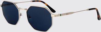 Lacoste Occhiali da sole aviator in metallo con monogramma e naselli regolabili
