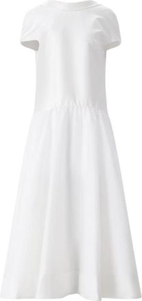 Self Portrait Satijnen Maxi Jurk - Dames - Casual kleedjes - Wit - XS - Satijn - Kleedjes