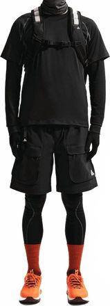 Nike Acg Wildsee Dri Fit Top In Black Anthracite