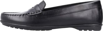 Geox D Elidia - Dames - Loafers - Zwart - 36 EU - Leer - Schoenen