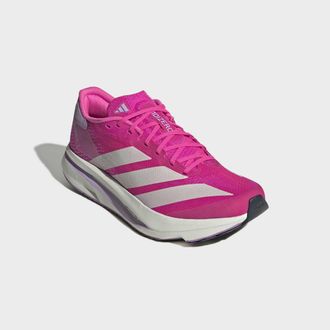 adidas Laufschuh ADIDAS PERFORMANCE ADIZERO SL2, Damen, Gr. 38,5, shock pink, zero metallic, powder plum, Textil, Schuhe Laufschuh, mit Lightstrike-Sohle