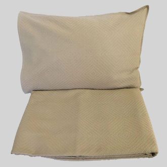 Casa da Laura Funda n&oacute;rdica rombos 100% algod&oacute;n marr&oacute;n cama 135/150 cm (240 x 220 cm