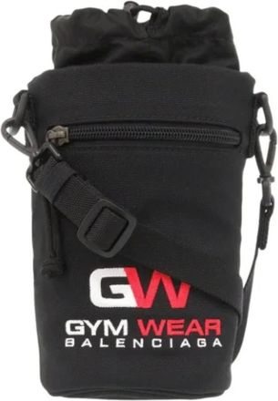 Balenciaga Pre-owned Bucket Bags, female, Black, Size: ONE SIZE Pre-owned Nylon balenciaga-bags