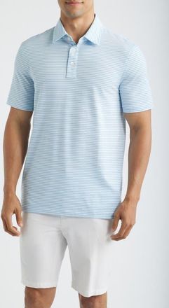G/Fore All Play Stripe Performance Golf Polo in Baja at Nordstrom, Size Xx-Large