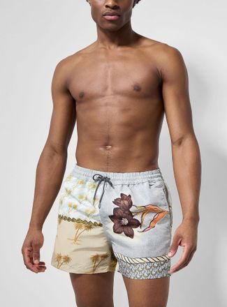 Paul Smith Mens Palmtrees and flowers swim trunks