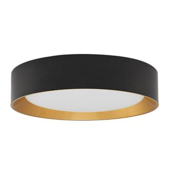 Lindby L&aacute;mpara de techo LED de Aluminio Negro